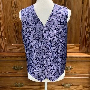 Gino Lussari purple vest L (14-16)